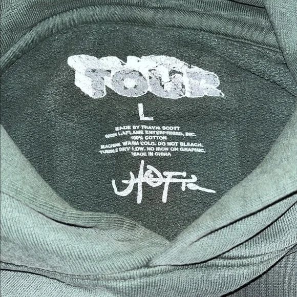 Travis Scott MetLife Tour hoodie